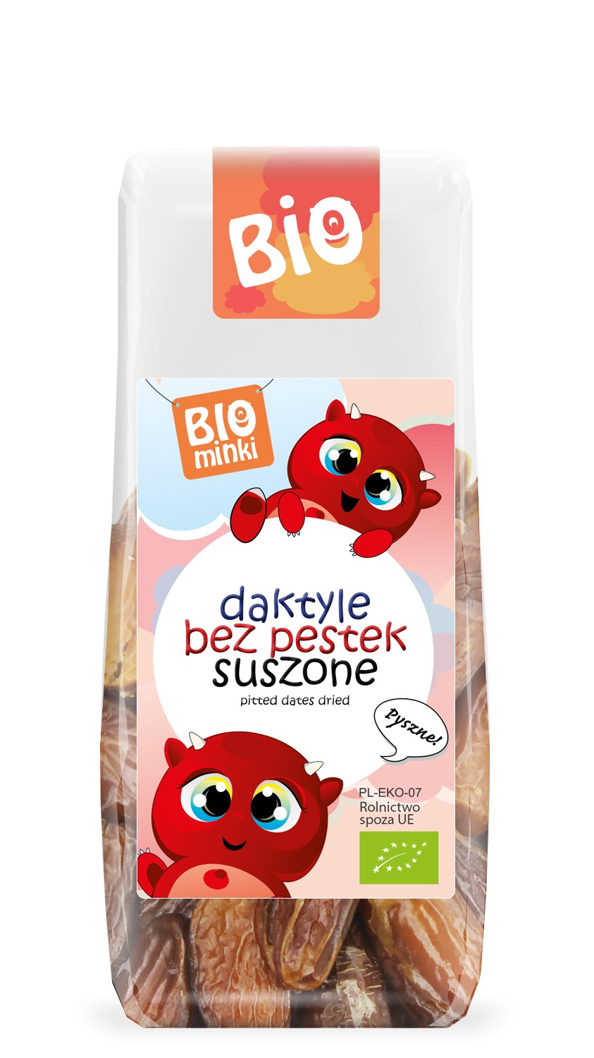 Daktyle Bez Pestek Suszone Bio 100 G - Biominki