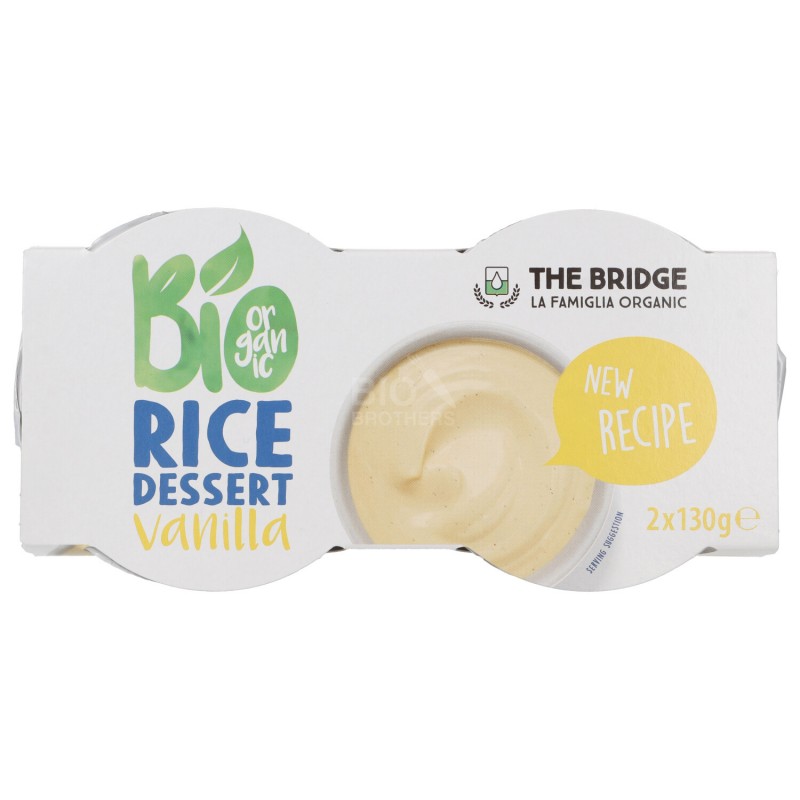 Deser Ryżowy O Smaku Waniliowym Bezglutenowy Bio (2 X 130 G)  260 G - The Bridge