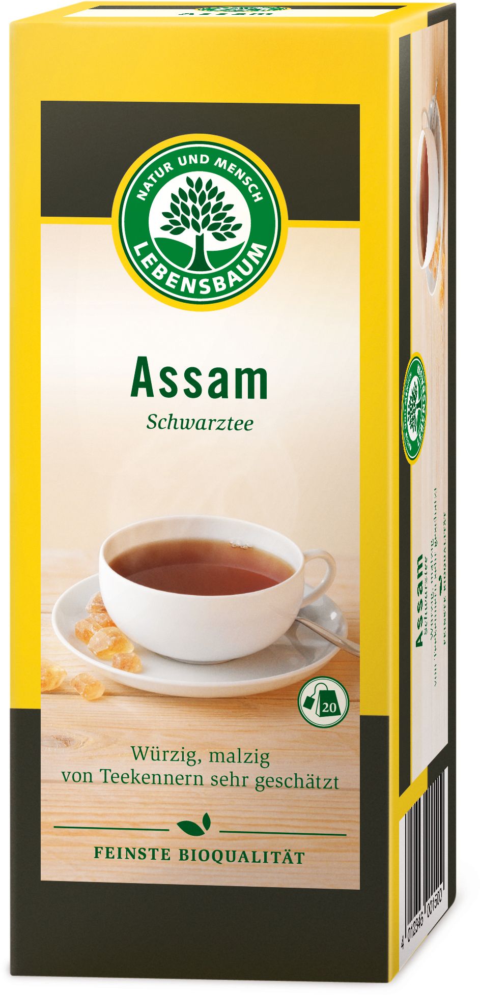 Herbata Czarna Assam Ekspresowa Bio (20 X 2 G) 40 G - Lebensbaum