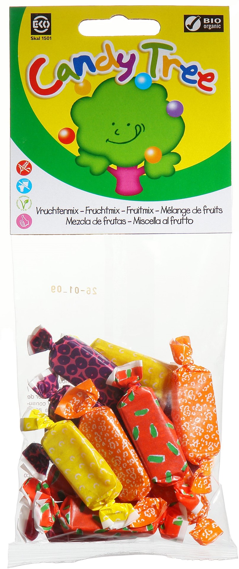 Cukierki Mix Bezglutenowe Bio 75 G - Candy Tree