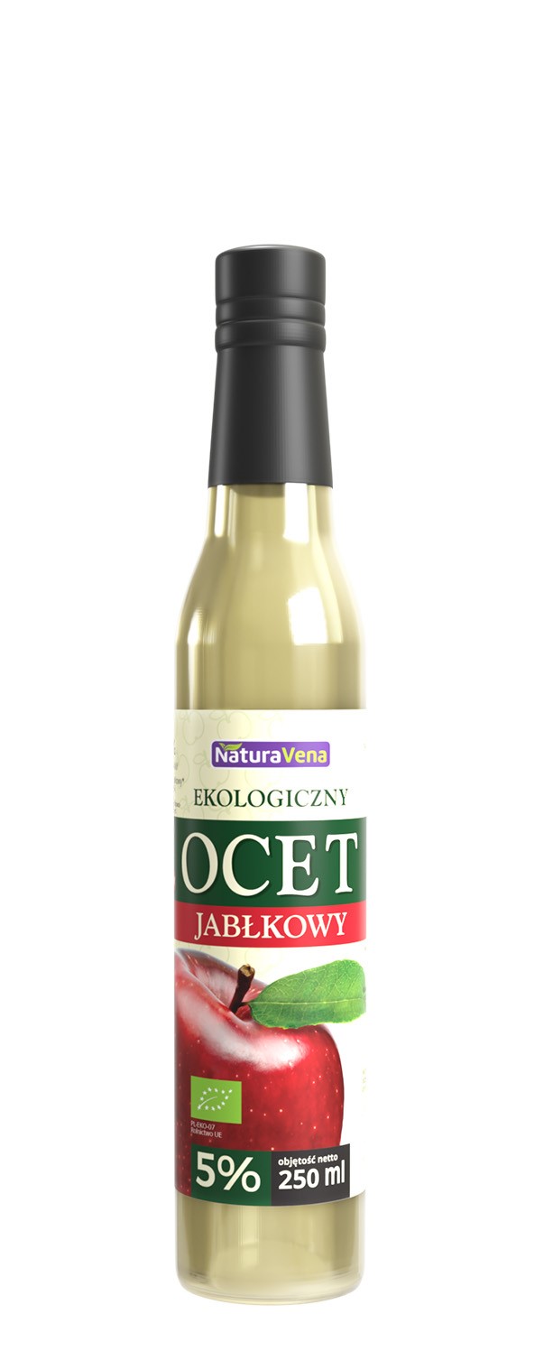 Ocet Jabłkowy 5 % Bio 250 Ml - Naturavena