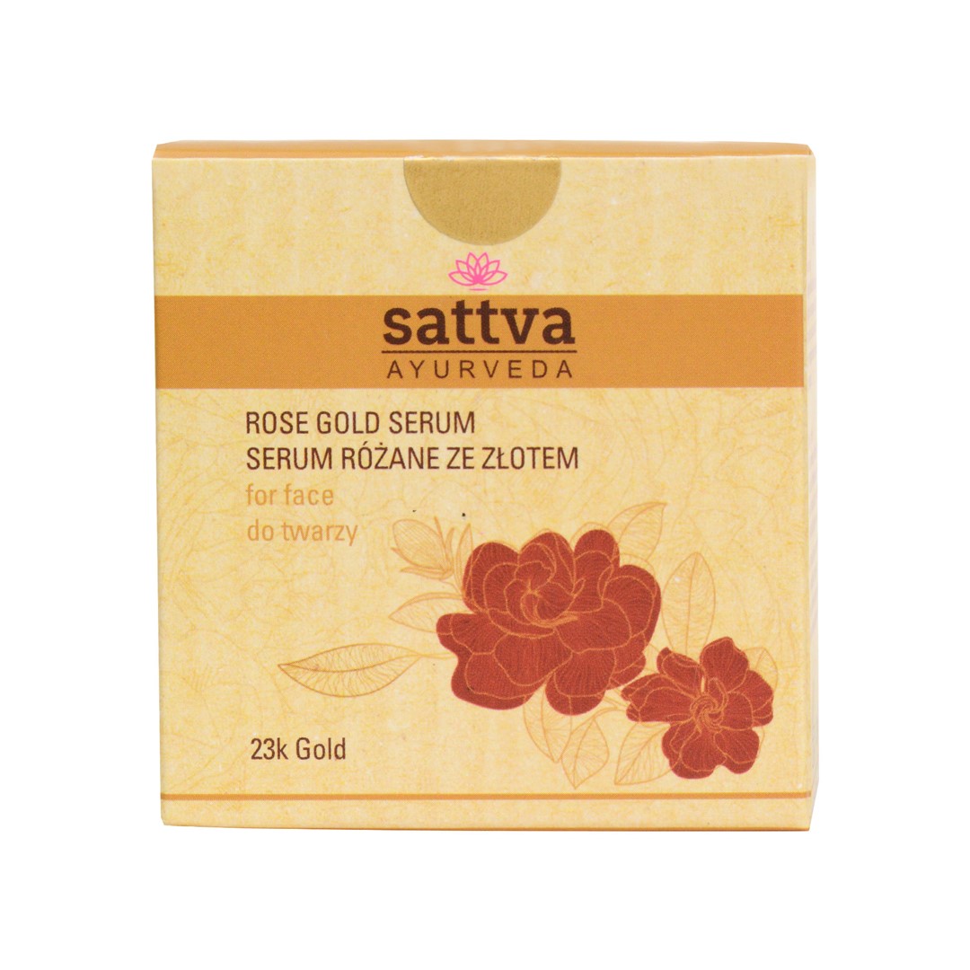 Serum Do Twarzy Różane Ze Złotem 15 Ml - Sattva