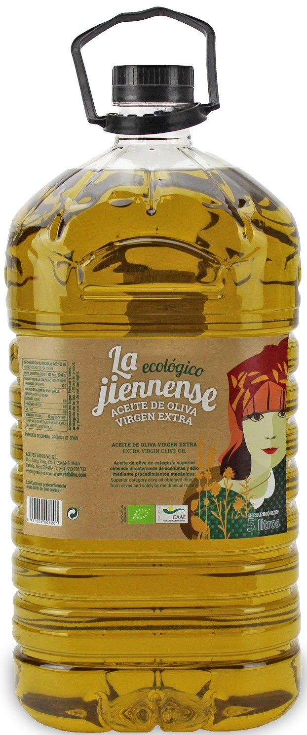 Oliwa Z Oliwek Extra Virgin Bio 5 L - La Jiennense (Vadolivo)