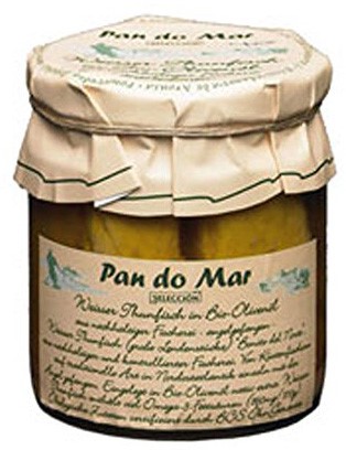 Tuńczyk Biały W Bio Oliwie Z Oliwek Extra Virgin 220 G (154 G)(Słoik) - Pan Do Mar
