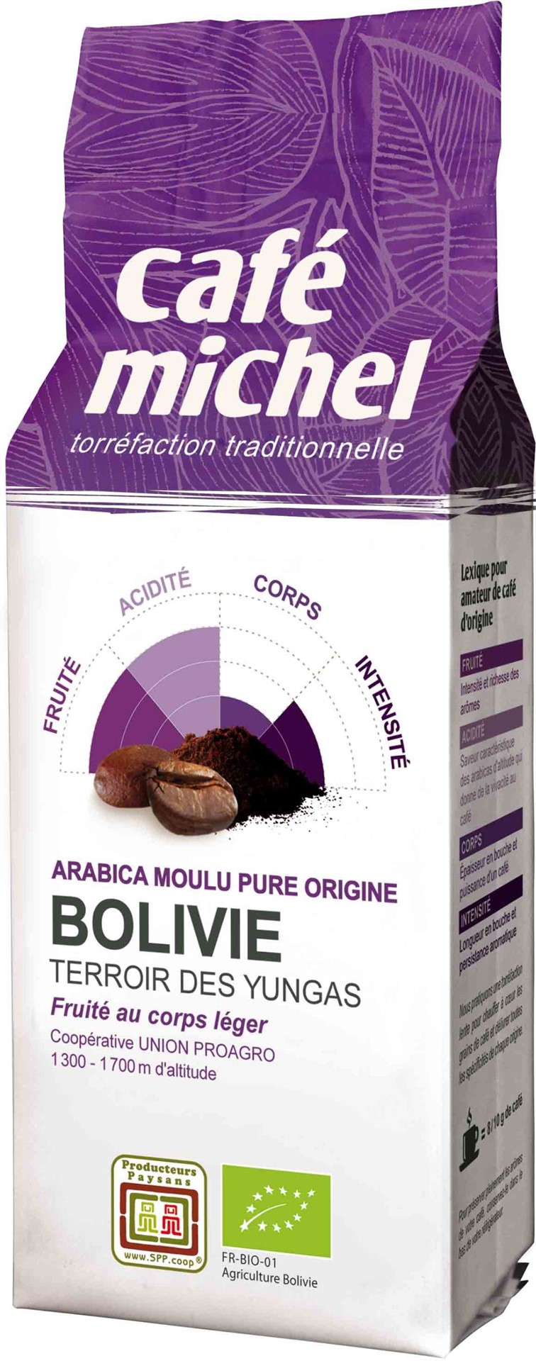 Kawa Mielona Arabica 100 % Boliwia Fair Trade Bio 250 G - Cafe Michel