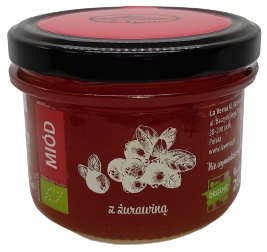 Miód Nektarowy Wielokwiatowy Z Żurawiną Bio 260 G - La Verna