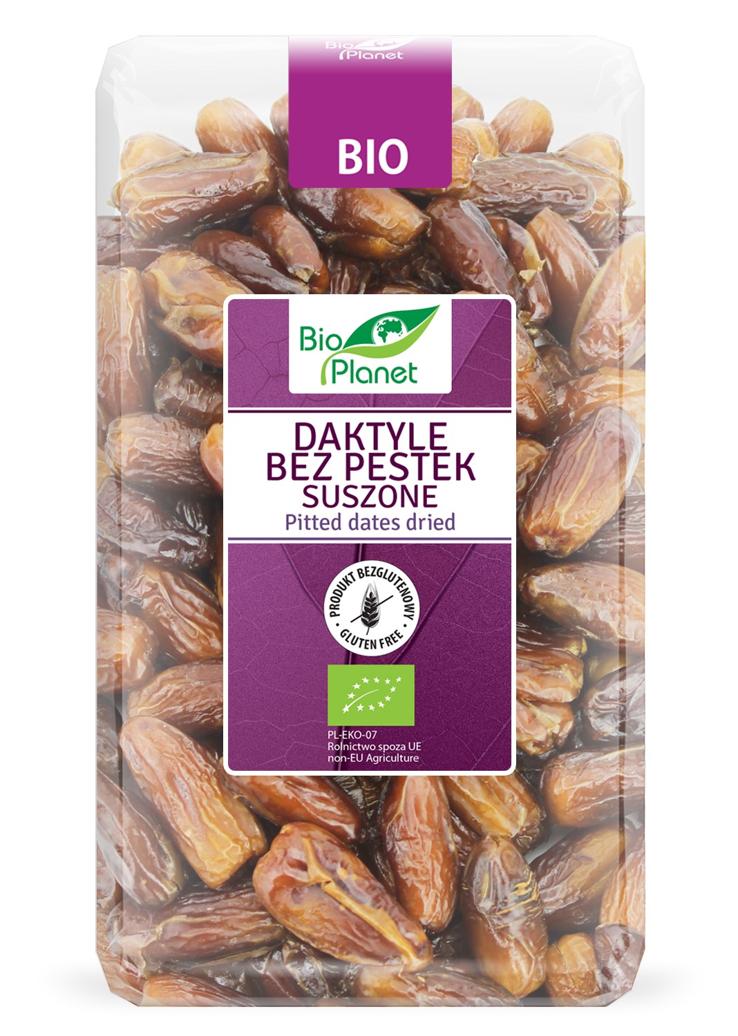 Daktyle Bez Pestek Suszone Bezglutenowe Bio 1 Kg - Bio Planet