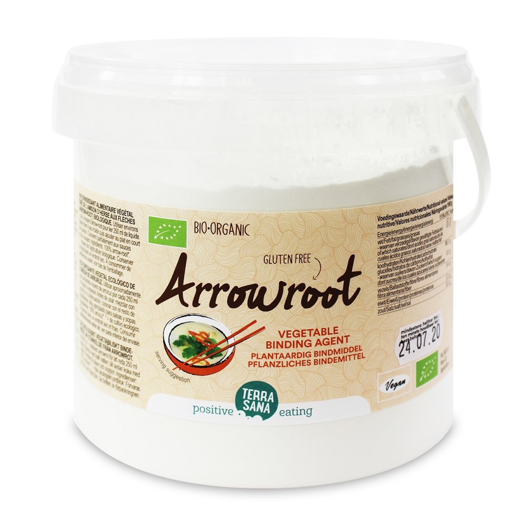 Maranta - Skrobia Z Korzenia Bezglutenowa Bio 800 G - Horeca (Terrasana)