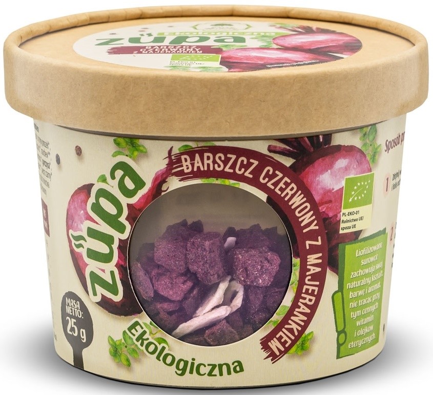 Zupa Barszcz Czerwony Z Majerankiem Liofilizowana Bio 25 G - Dary Natury