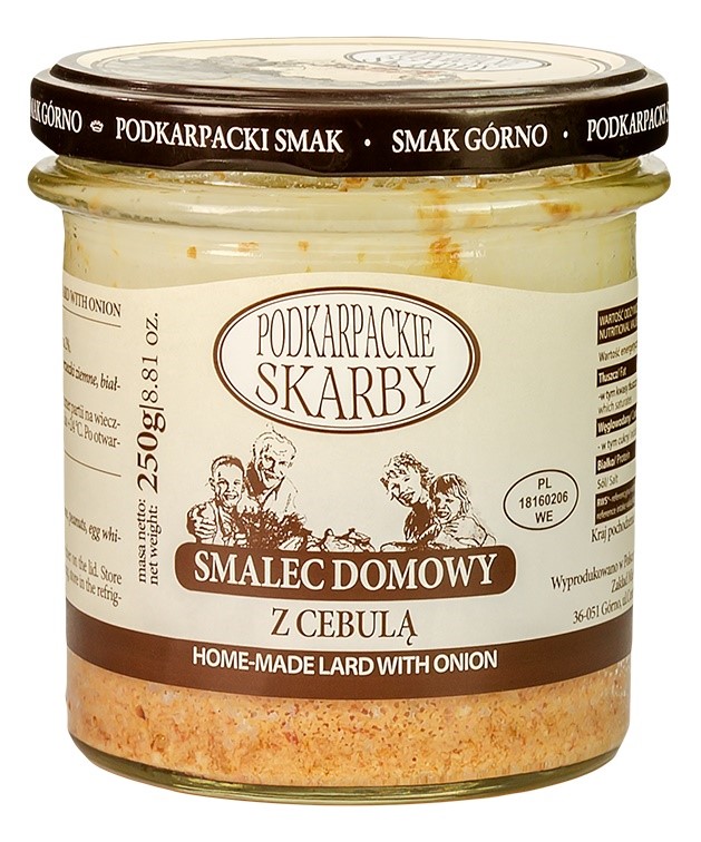 Smalec Domowy Z Cebulą 250 G - Smak Górno (Podkarpackie Skarby)