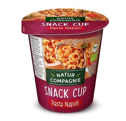 Zupa W Kubku Z Makaronem I Sosem Pomidorowym Napoli Bio 59 G - Natur Compagnie