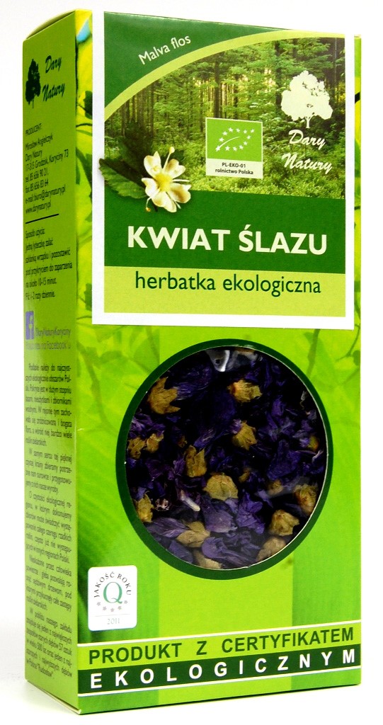 Herbatka Z Kwiatu Ślazu Bio 20 G - Dary Natury