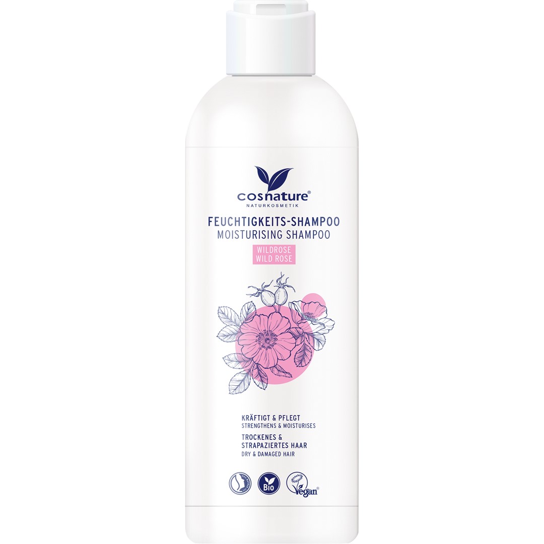 Szampon Do Włosów Nawilżający Dzika Róża Eco 250 Ml - Cosnature