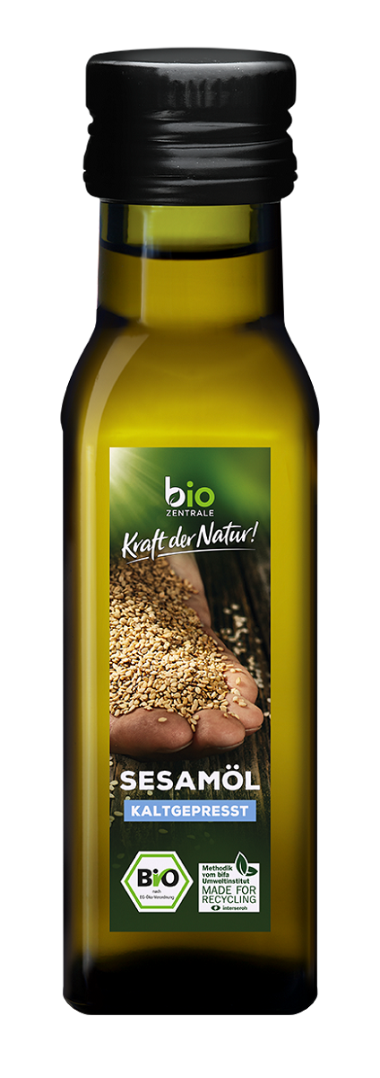 Olej Sezamowy Tłoczony Na Zimno Bio 100 Ml - Bio Zentrale