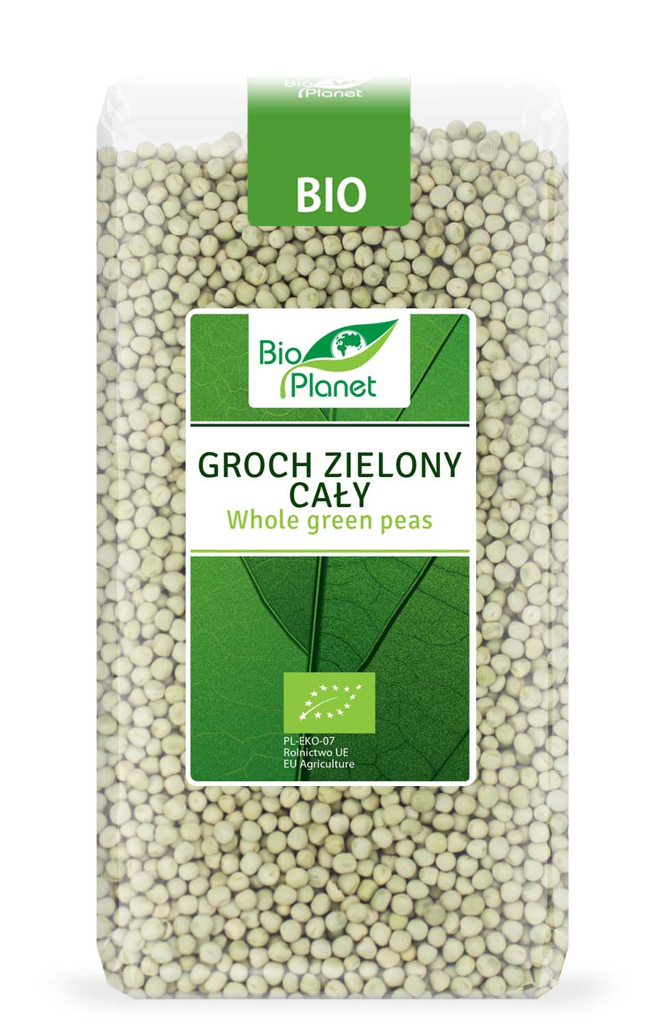 Groch Zielony Cały Bio 500 G - Bio Planet
