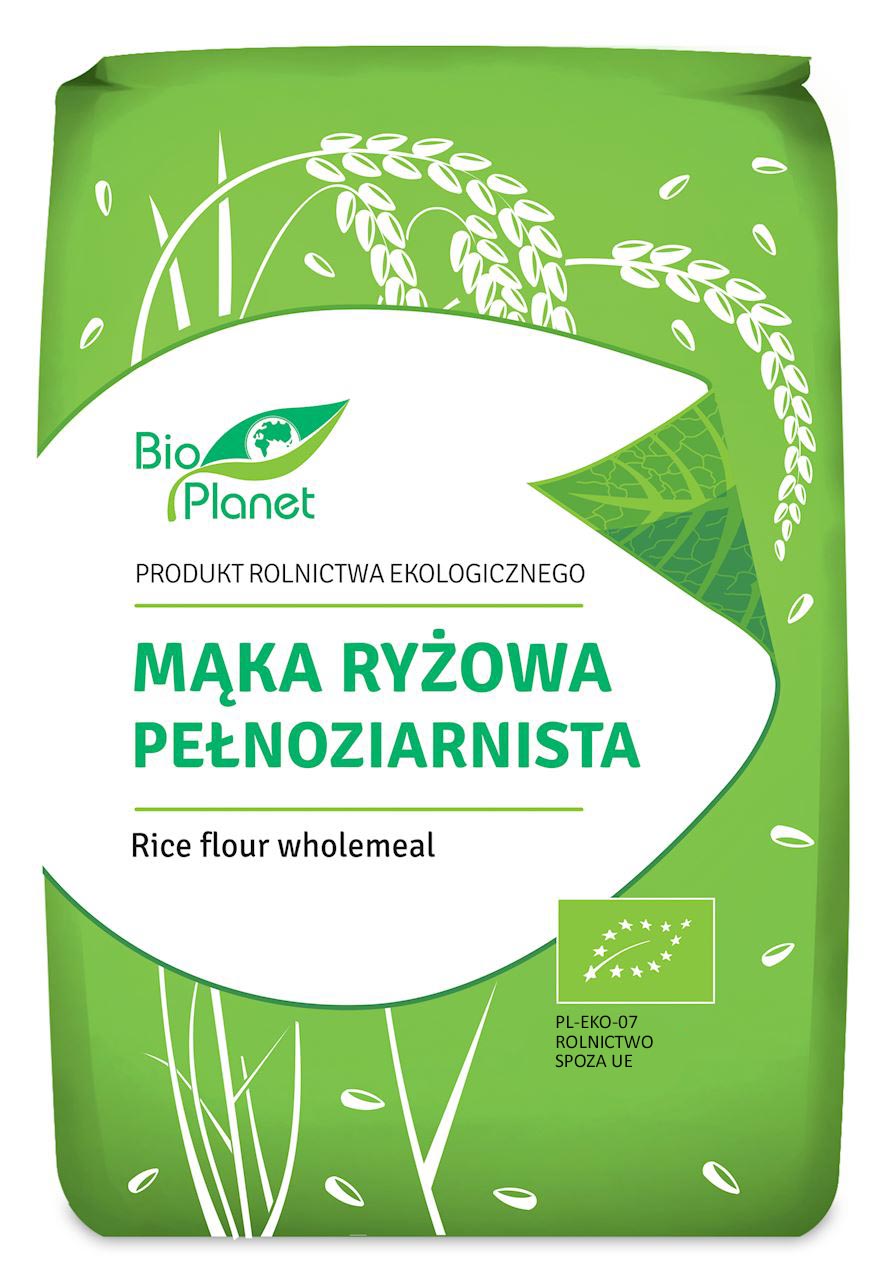 Mąka Ryżowa Pełnoziarnista Bio 1 Kg - Bio Planet
