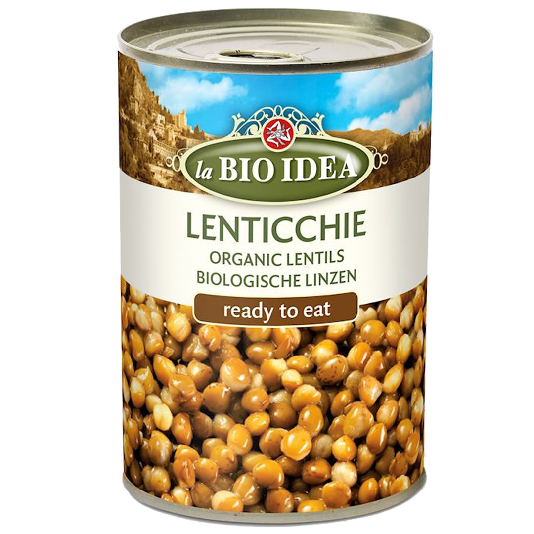 Soczewica W Zalewie Bio 400 G (240 G) (Puszka) - La Bio Idea