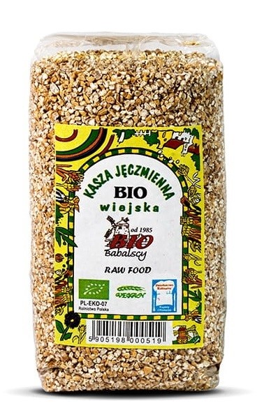 Kasza Jęczmienna Wiejska Bio 500 G - Babalscy