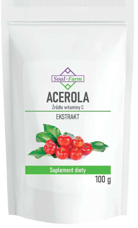 Acerola Ekstrakt Proszek 100 G - Soul Farm