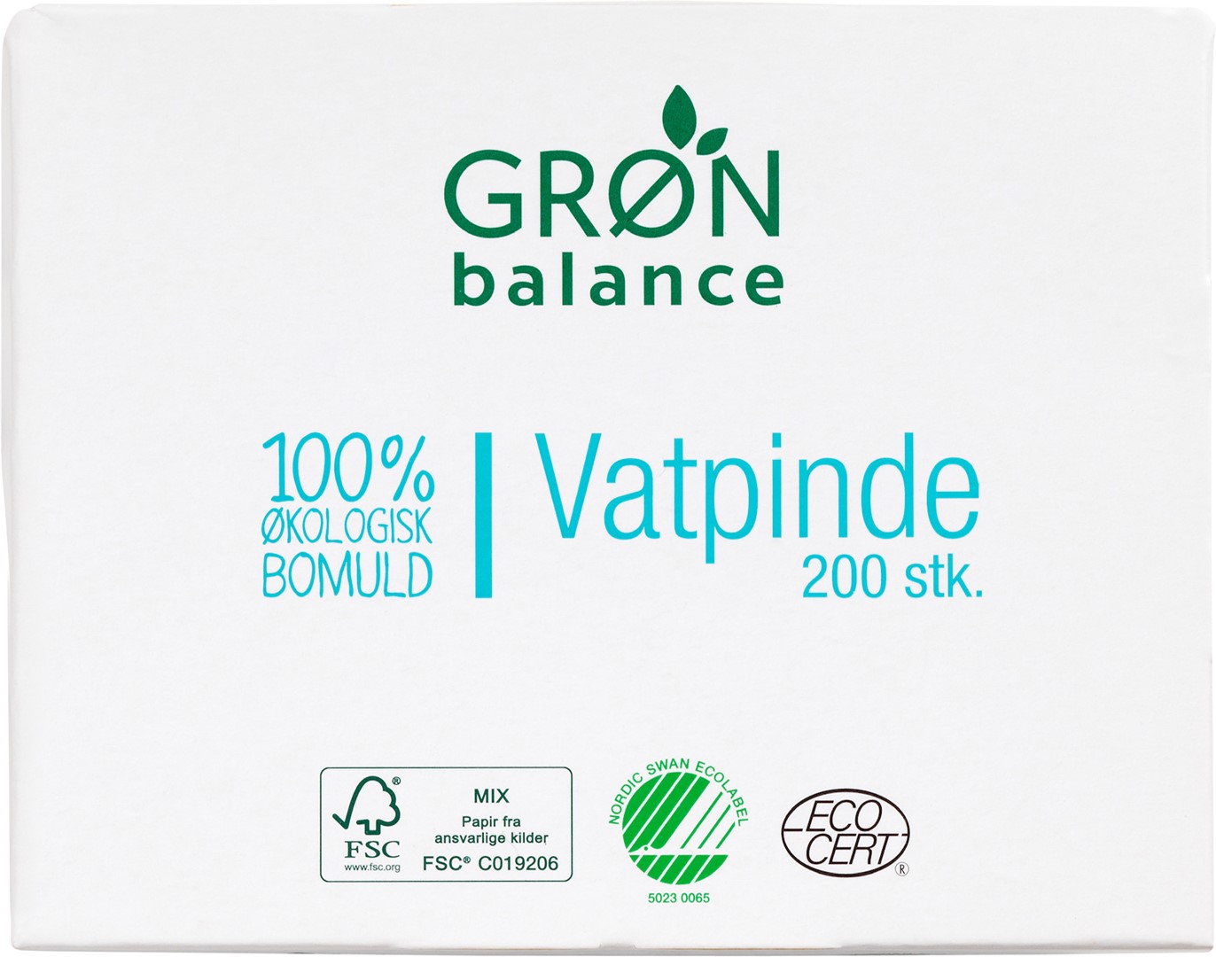 Patyczki Higieniczne Bawełniane Eco 200 Szt. - Gron Balance