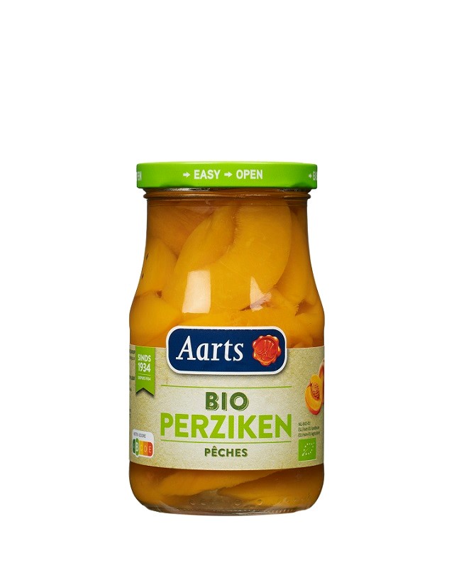 Brzoskwinie Plastry W Lekkim Syropie Bio 350 G (190 G) (Słoik) - Aarts