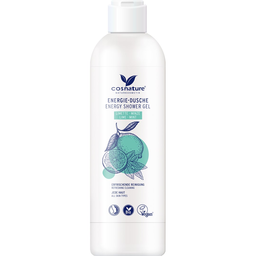 Żel Pod Prysznic Energetyzujący Limonka I Mięta Eco 250 Ml - Cosnature