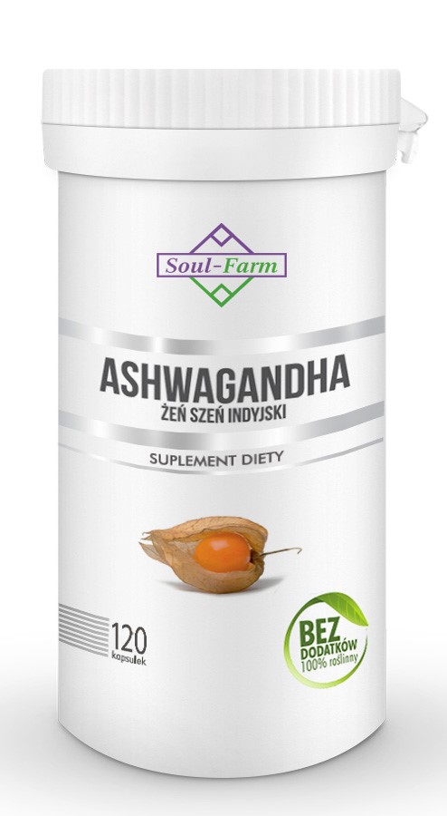 Ashwagandha Ekstrakt 120 Kapsułek (500 Mg) - Soul Farm