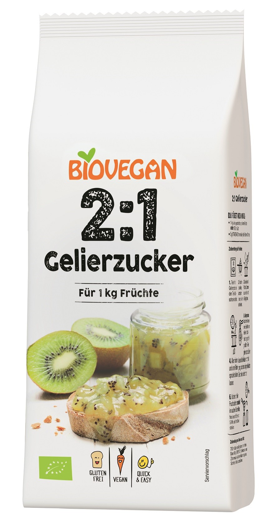 Cukier Żelujący 2:1 Bio 500 G - Biovegan