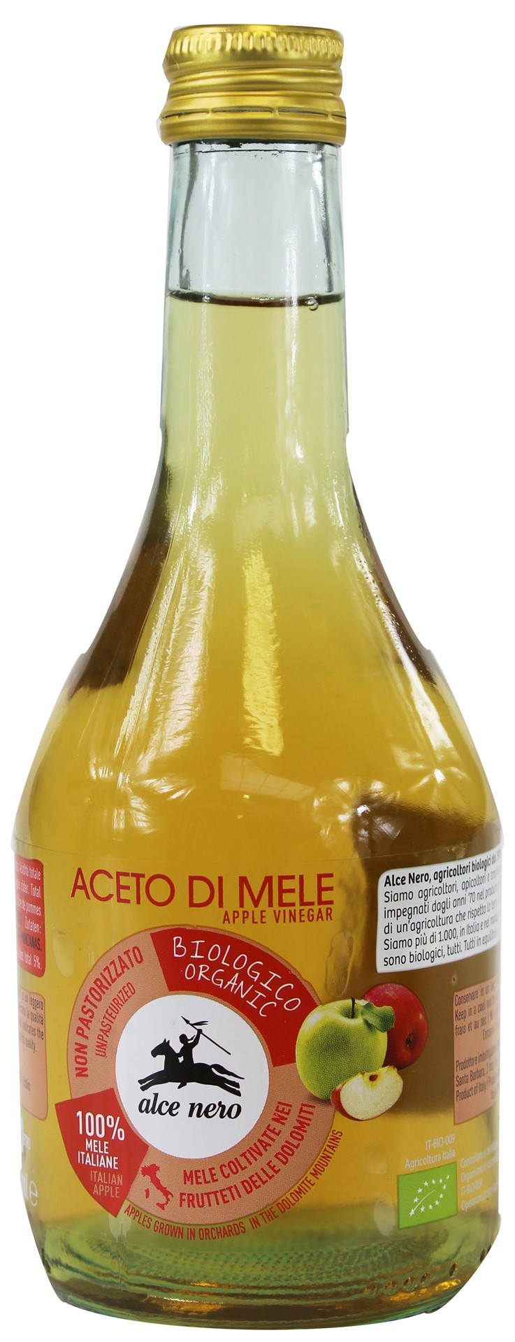 Ocet Jabłkowy 5 % Filtrowany Bio 500 Ml - Alce Nero