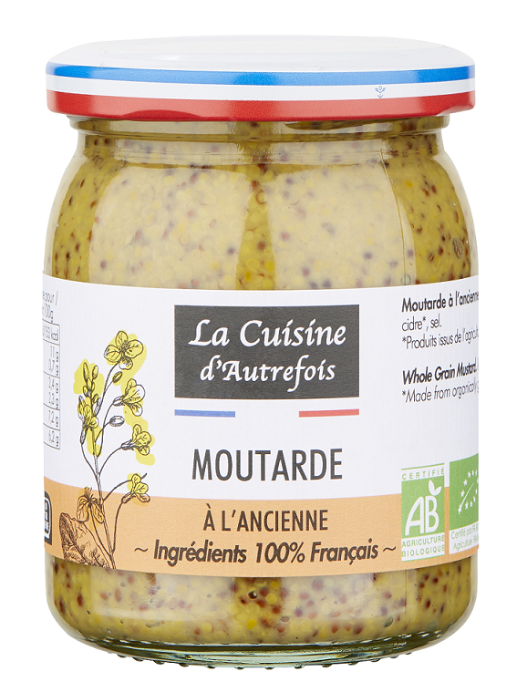 Musztarda Starofrancuska L'ancienne Bio 210 G -  La Cuisine D Autrefois