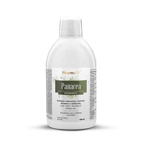 Suplement Diety Na Wsparcie Odporności (Panacea) W Płynie Bezglutenowy 500 Ml - Pharmovit