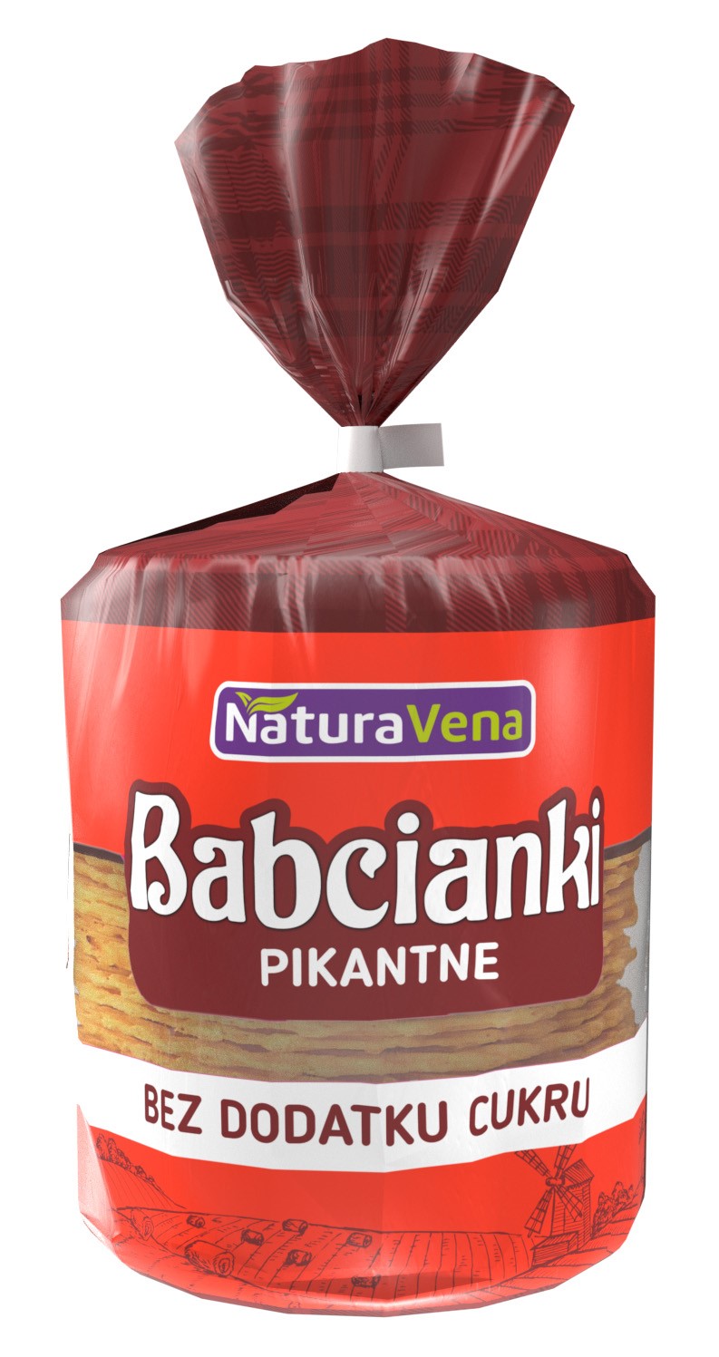 Babcianki Pikantne Bez Dodatku Cukrów 110 G - Naturavena