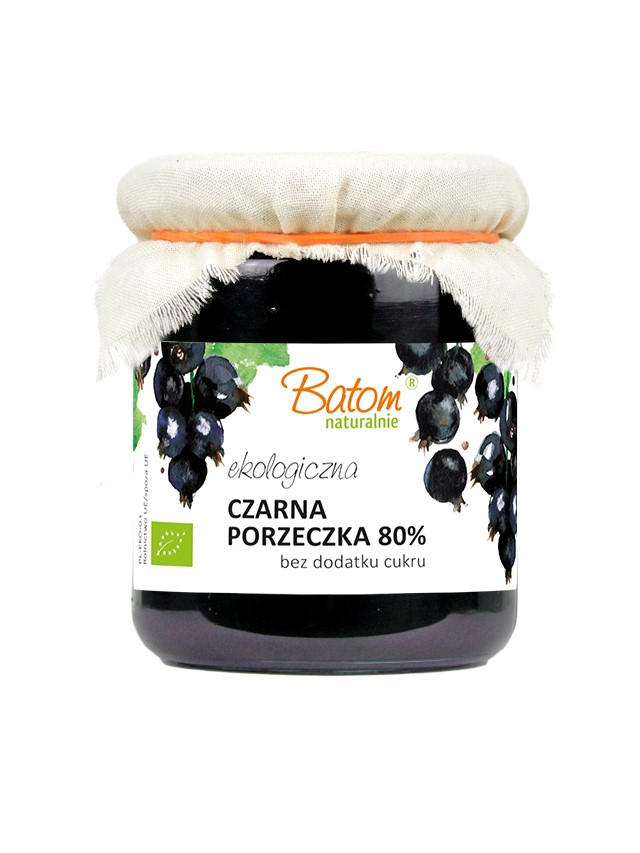 Czarna Porzeczka 80 %  Bio 260 G - Batom