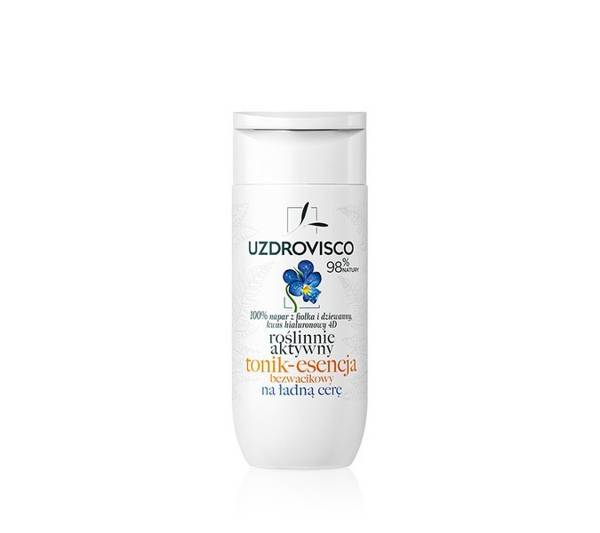 Tonik Do Twarzy Aktywny Bezwacikowy Nawilżająco - Łagodzący 150 Ml - Uzdrovisco (Fiołek)