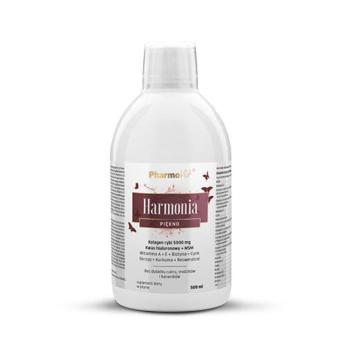 Suplement Diety Na Włosy, Skórę I Paznokcie (Harmonia) W Płynie Bezglutenowy 500 Ml - Pharmovit
