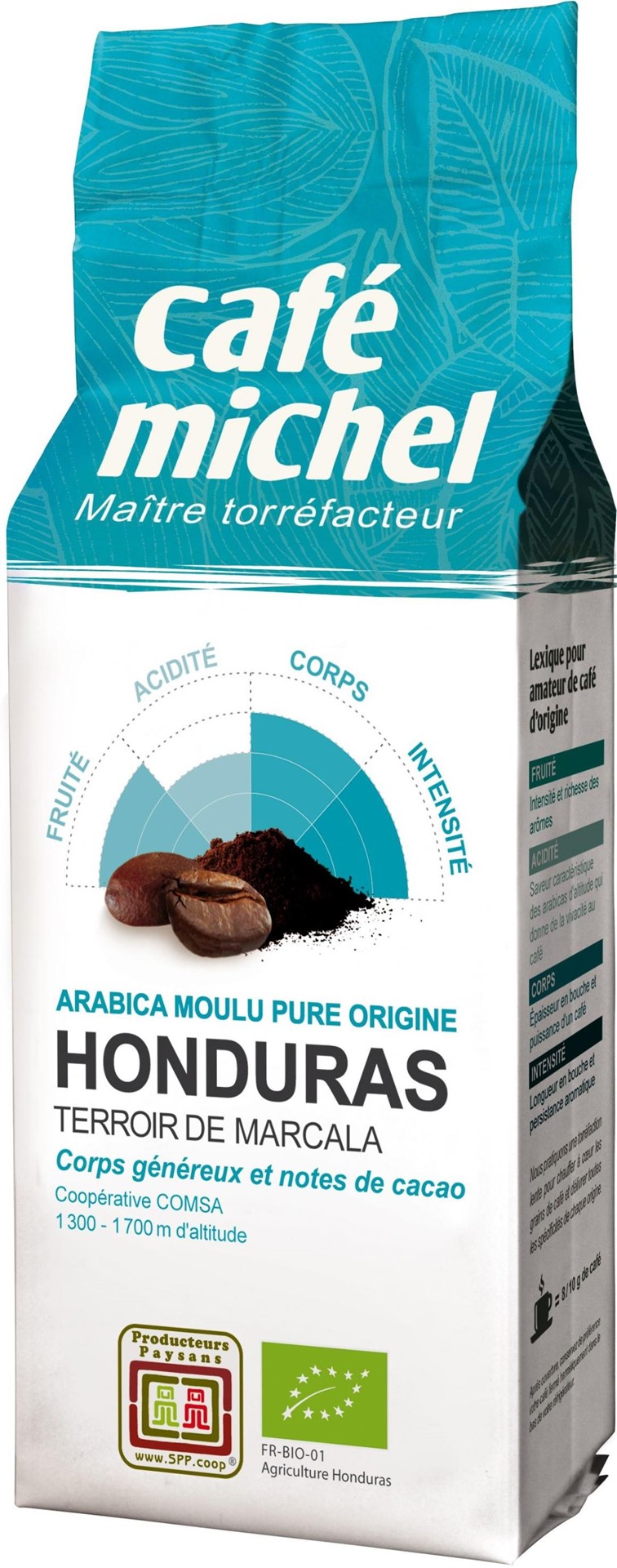 Kawa Mielona Arabica 100 % Honduras Fair Trade Bio 250 G - Cafe Michel