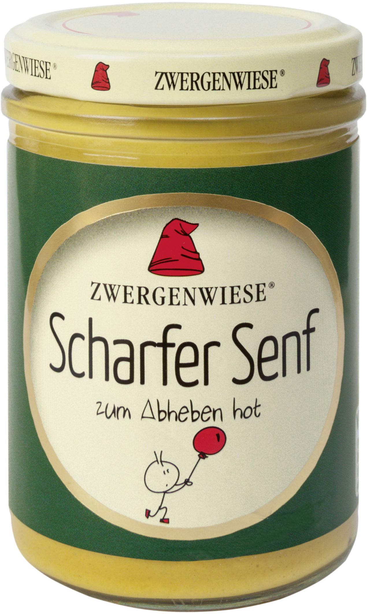 Musztarda Ostra Bezglutenowa Bio 160 Ml - Zwergenwiese