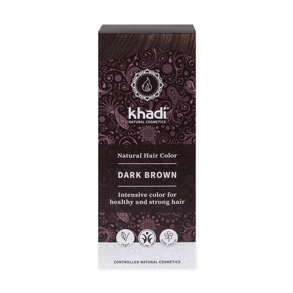Henna Ciemny Brąz 100 G - Khadi