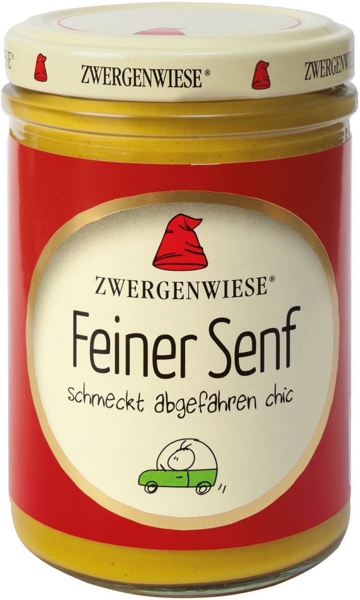 Musztarda Delikatesowa Bezglutenowa Bio 160 Ml - Zwergenwiese