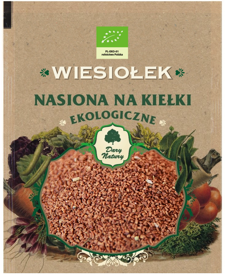 Nasiona Wiesiołka Bio Na Kiełki 30 G - Dary Natury
