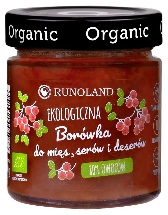 Borówka Do Mięs, Serów I Deserów Bio 200 G - Runoland