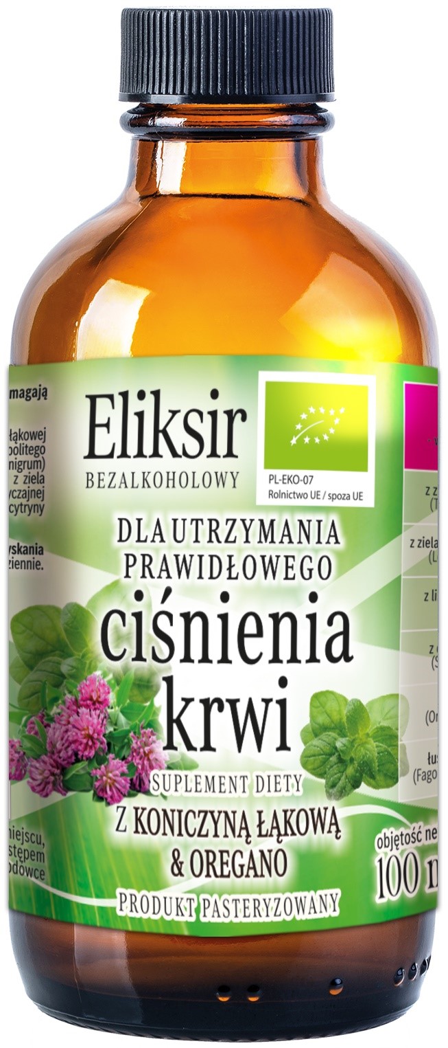 Eliksir Dla Utrzymania Prawidłowego Ciśnienia Krwi Bio 100 Ml - Mir-Lek