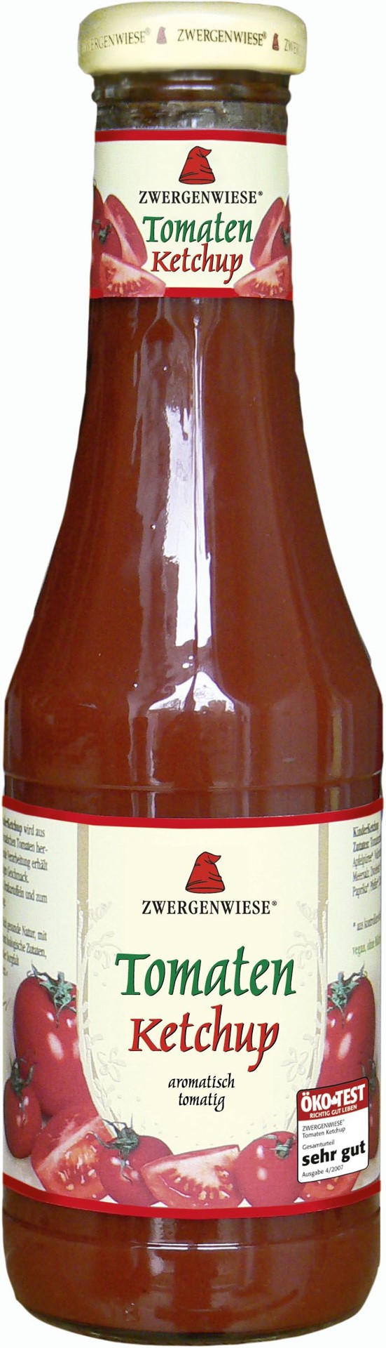 Ketchup Bezglutenowy Bio 500 Ml - Zwergenwiese