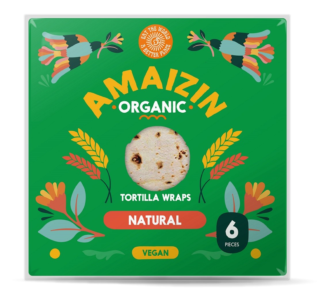 Tortilla Wraps Bio 240 G - Amaizin