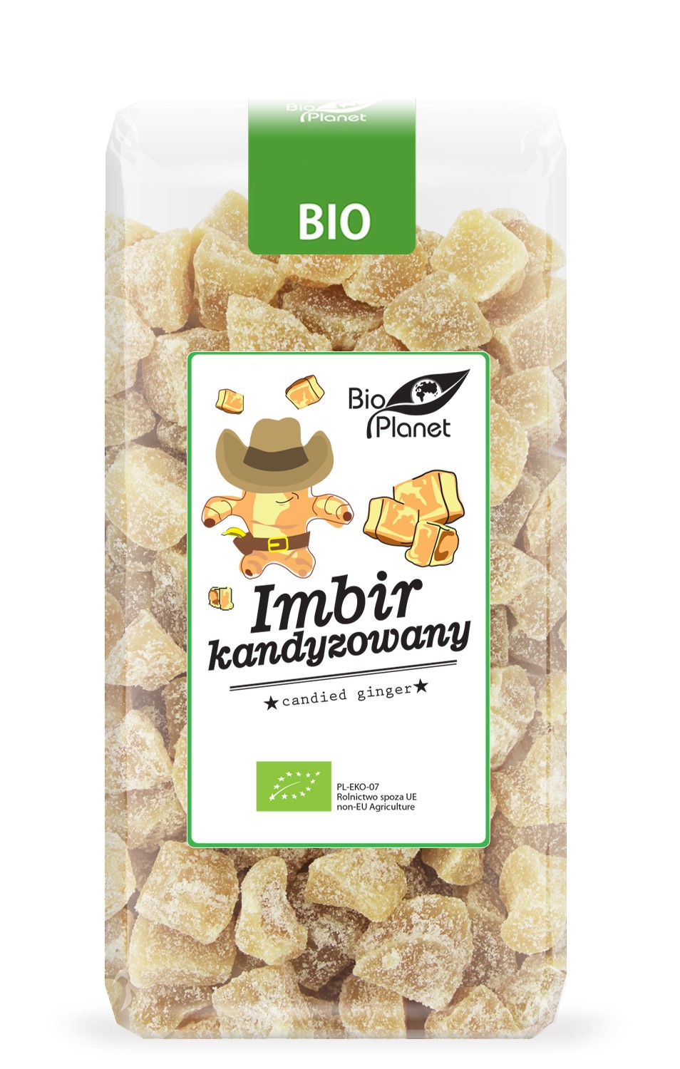 Imbir Kandyzowany Bio 400 G - Bio Planet