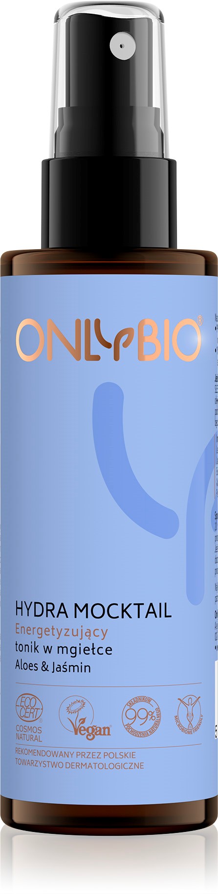 Tonik Do Twarzy W Mgiełce Energetyzujący Aloes I Jaśmin Eco 100 Ml - Only Bio (Hydra Mocktail)