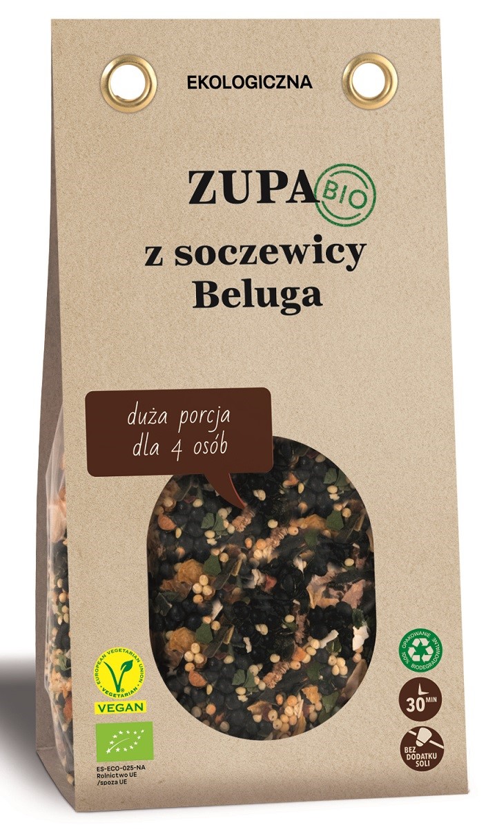 Mieszanka Na Zupę Z Soczewicy Beluga Bio 210 G - Delikatna (Zakwasownia)
