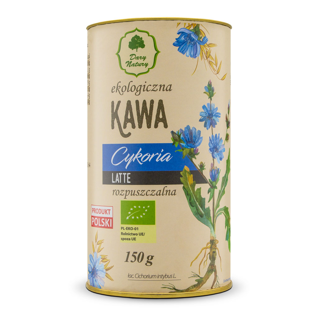 Kawa Z Korzeniem Cykorii Latte Bio 150 G - Dary Natury