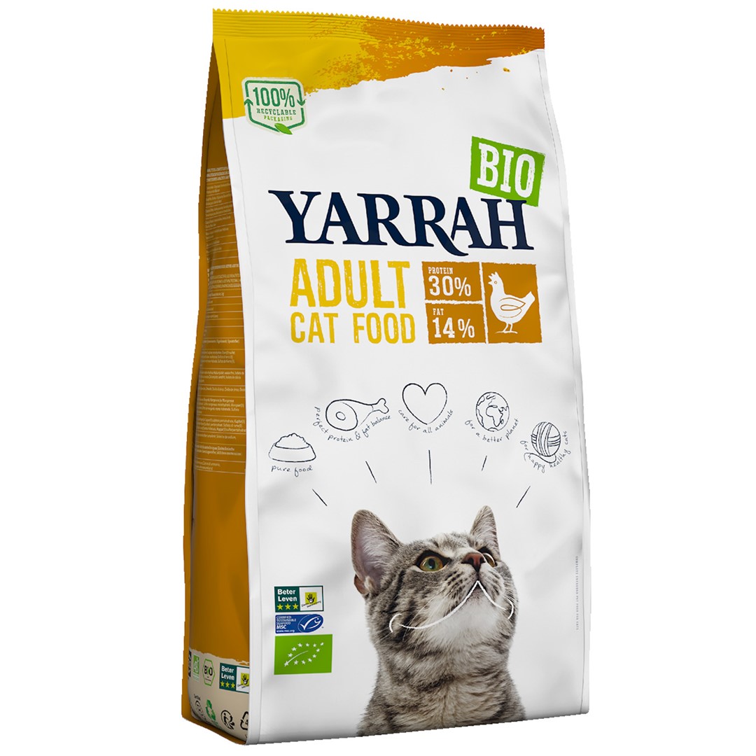(Dla Kota Dorosłego) Karma Z Kurczakiem Bio 800 G - Yarrah
