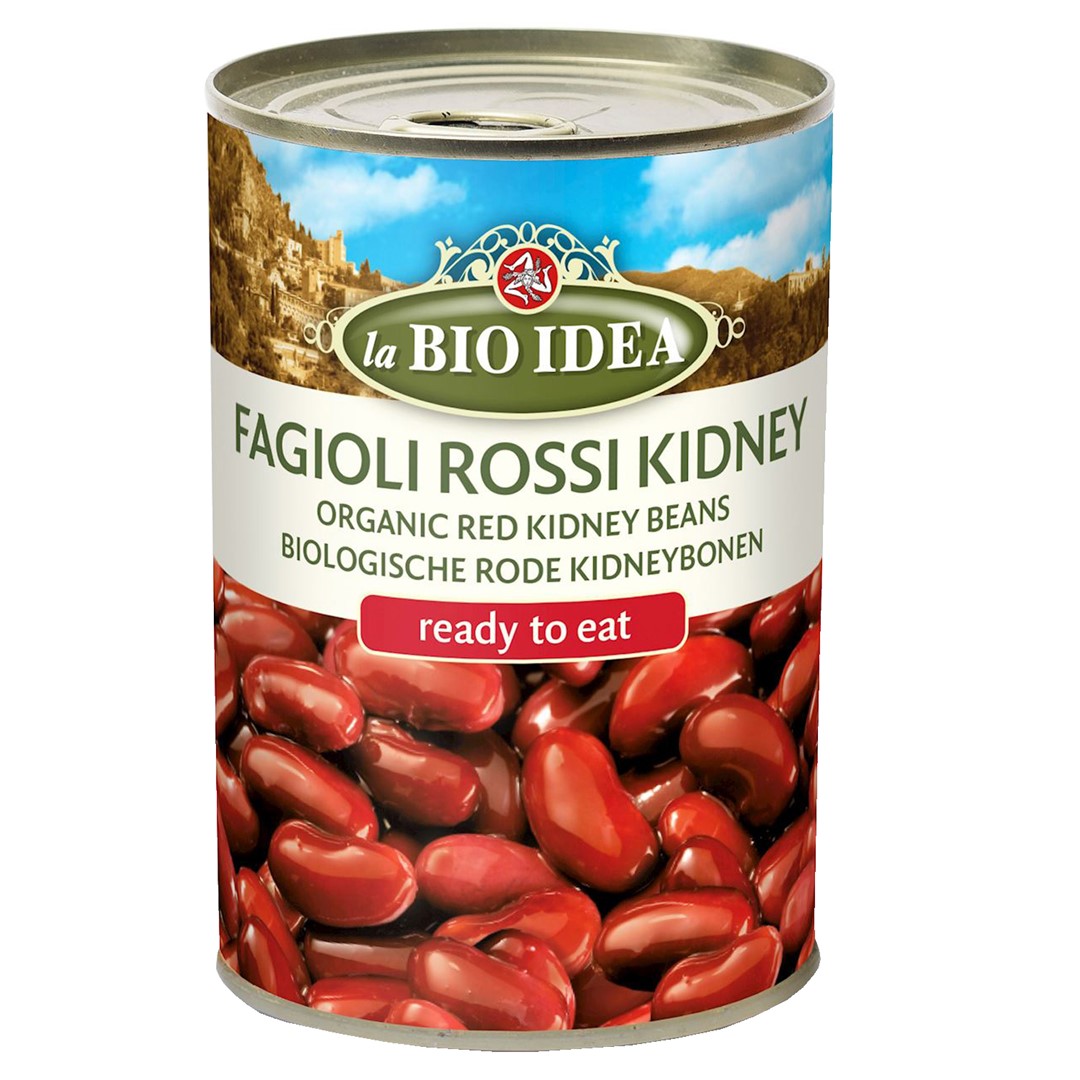 Fasolka Czerwona Kidney W Zalewie Bio 400 G (240 G) (Puszka) - La Bio Idea